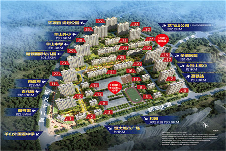 帝景郦城3室2厅2卫南北通透户型分期